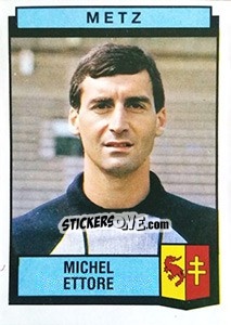 Figurina Michel Ettore - Football France 1987-1988 n. 181 - Panini