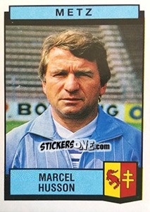 Figurina Marcel Husson - Football France 1987-1988 - Panini