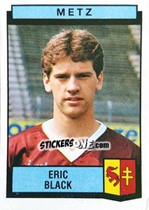 Figurina Eric Black - Football France 1987-1988 - Panini