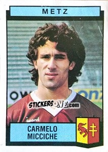 Figurina Carmelo Micciche - Football France 1987-1988 - Panini