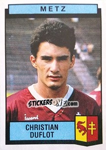 Sticker Christian Bracconi - Football France 1987-1988 - Panini