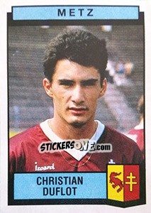 Sticker Christian Bracconi - Football France 1987-1988 n. 198 - Panini