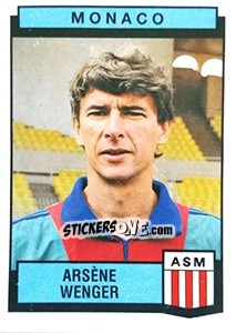Sticker Arsene Wenger - Football France 1987-1988 n. 201 - Panini