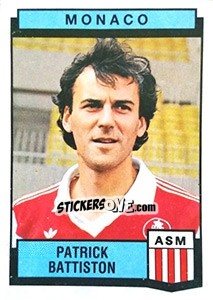 Sticker Patrick Battiston - Football France 1987-1988 - Panini