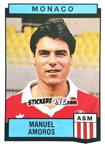 Cromo Manuel Amoros - Football France 1987-1988 - Panini