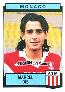 Figurina Marcel Dib - Football France 1987-1988 - Panini