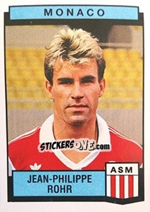 Sticker Jean-Philippe Rohr - Football France 1987-1988 - Panini