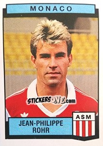 Sticker Jean-Philippe Rohr - Football France 1987-1988 n. 206 - Panini