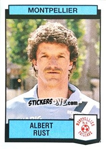 Sticker Albert Rust - Football France 1987-1988 n. 217 - Panini