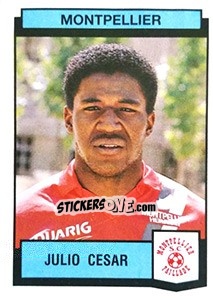 Sticker Julio Cesar - Football France 1987-1988 n. 220 - Panini