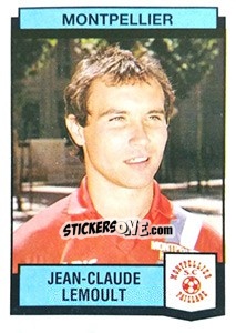 Figurina Jean-Claude Lemoult - Football France 1987-1988 - Panini