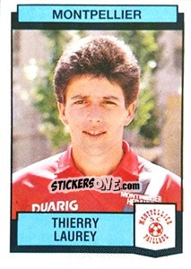Figurina Thierry Laurey - Football France 1987-1988 - Panini