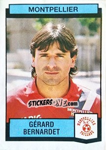 Sticker Gerard Bernardet - Football France 1987-1988 n. 227 - Panini