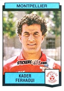 Sticker Kader Ferhaoui - Football France 1987-1988 n. 232 - Panini