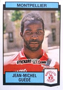 Cromo Jean-Michel Guede - Football France 1987-1988 - Panini