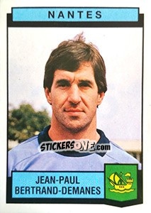 Cromo Jean-Paul Bertrand-Demanes - Football France 1987-1988 - Panini