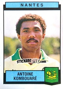 Sticker Antoine Kombouare - Football France 1987-1988 - Panini