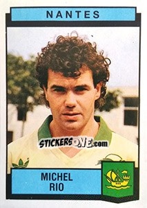 Figurina Michel Rio - Football France 1987-1988 - Panini