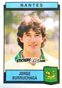 Sticker Jorge Burruchaga - Football France 1987-1988 n. 243 - Panini