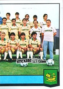 Sticker Equipe - Football France 1987-1988 - Panini