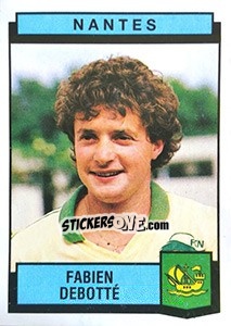 Cromo Fabien Debotte - Football France 1987-1988 - Panini
