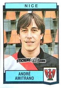 Sticker Andre Amitrano - Football France 1987-1988 - Panini