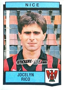 Figurina Jocelyn Rico - Football France 1987-1988 - Panini