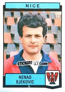 Sticker Nenad Bjekovic - Football France 1987-1988 n. 255 - Panini
