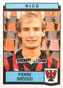 Figurina Pierre Dreossi - Football France 1987-1988 - Panini