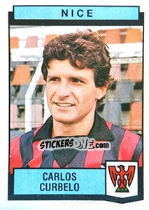 Sticker Carlos Curbelo - Football France 1987-1988 n. 257 - Panini