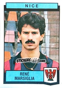 Figurina Rene Marsiglia - Football France 1987-1988 n. 258 - Panini