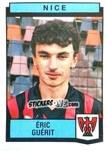 Sticker Eric Guerit - Football France 1987-1988 - Panini