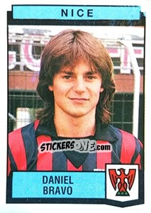 Figurina Daniel Bravo - Football France 1987-1988 - Panini