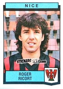 Sticker Roger Ricort - Football France 1987-1988 n. 263 - Panini