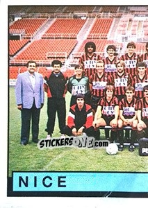 Sticker Equipe - Football France 1987-1988 - Panini