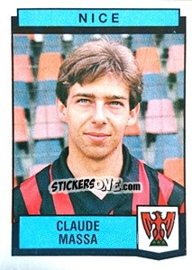 Figurina Claude Massa - Football France 1987-1988 - Panini