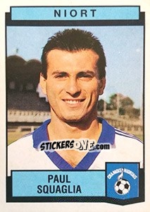 Cromo Paul Squaglia - Football France 1987-1988 - Panini