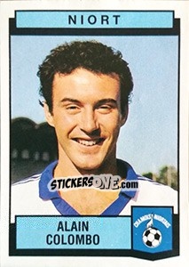 Figurina Alain Colombo - Football France 1987-1988 - Panini
