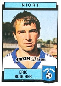 Sticker Eric Boucher - Football France 1987-1988 - Panini