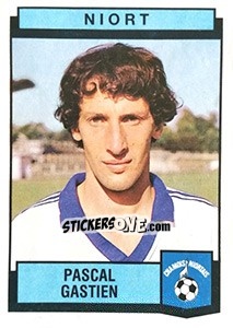 Sticker Pascal Gastien - Football France 1987-1988 n. 277 - Panini