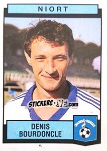 Figurina Denis Bourdoncle - Football France 1987-1988 - Panini