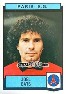 Cromo Joel Bats - Football France 1987-1988 - Panini