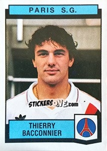 Sticker Thierry Bacconnier - Football France 1987-1988 - Panini