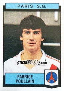 Cromo Fabrice Poullain - Football France 1987-1988 - Panini