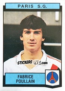 Sticker Fabrice Poullain - Football France 1987-1988 n. 295 - Panini