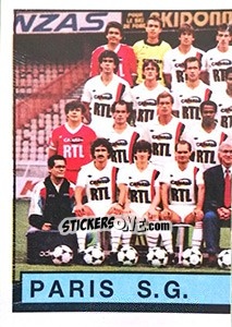 Sticker Equipe - Football France 1987-1988 - Panini