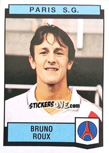 Cromo Bruno Roux - Football France 1987-1988 - Panini