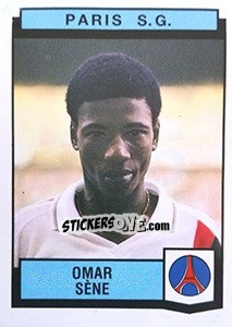Cromo Omar Sene - Football France 1987-1988 n. 305 - Panini