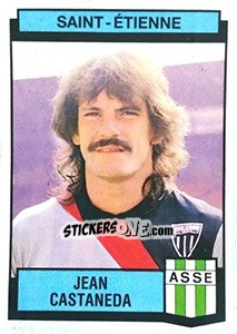 Figurina Jean Castaneda - Football France 1987-1988 - Panini