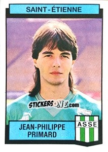 Sticker Jean-Philippe Primard - Football France 1987-1988 - Panini